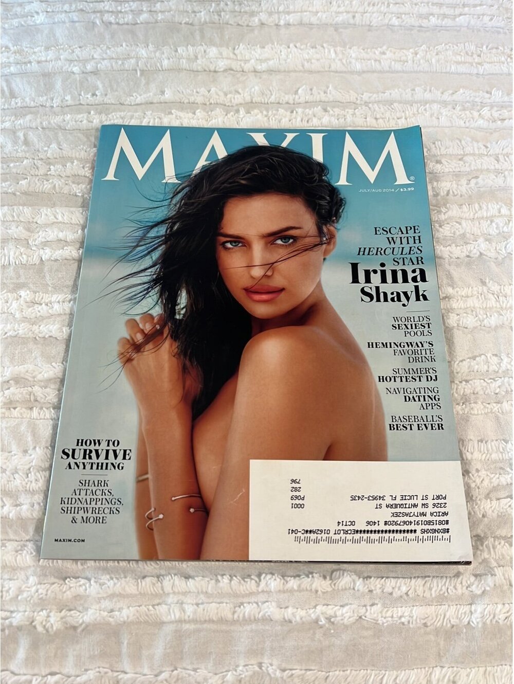 Maxim Magazine July august 2014 IRINA SHAYK